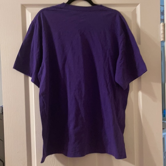 Adidas Los Angeles Lakers Licensed NBA Vintage Men’s Purple Gold XL T-Shirt - Picture 6 of 6